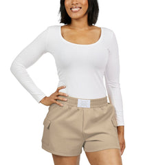 Chicago Cubs WEAR by Erin Andrews Women's Shorts - Tan