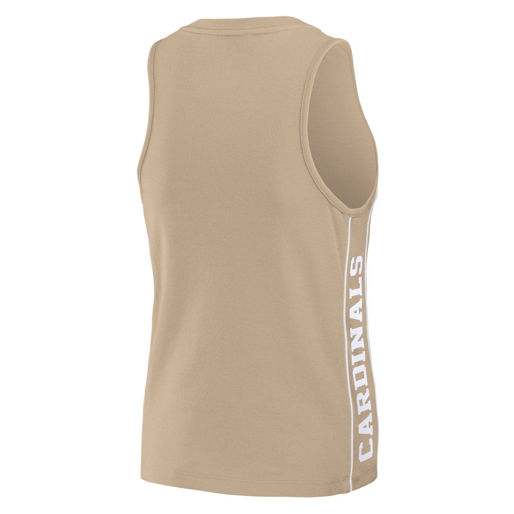 St. Louis Cardinals WEAR by Erin Andrews Women's Tonal Tank Top - Tan