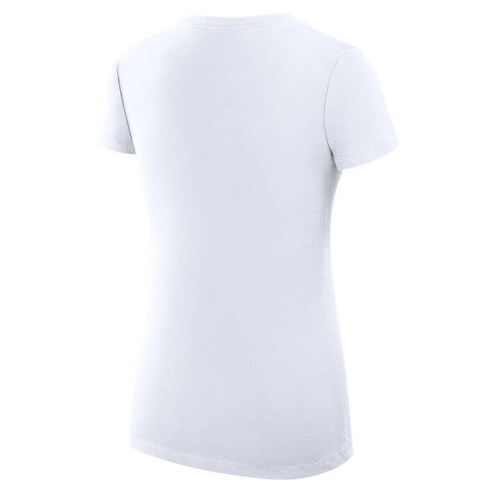 Denver Nuggets G-III 4Her by Carl Banks Women's Super-Slim Fit Lightweight Large City Logo V-Neck T-Shirt sale - White online