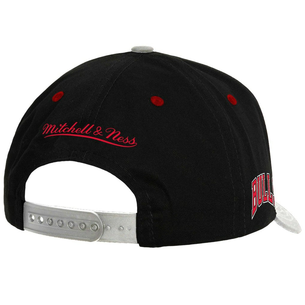 Chicago Bulls Pro Crown Adjustable Hat - Black/Gray | Mitchell & Ness sale
