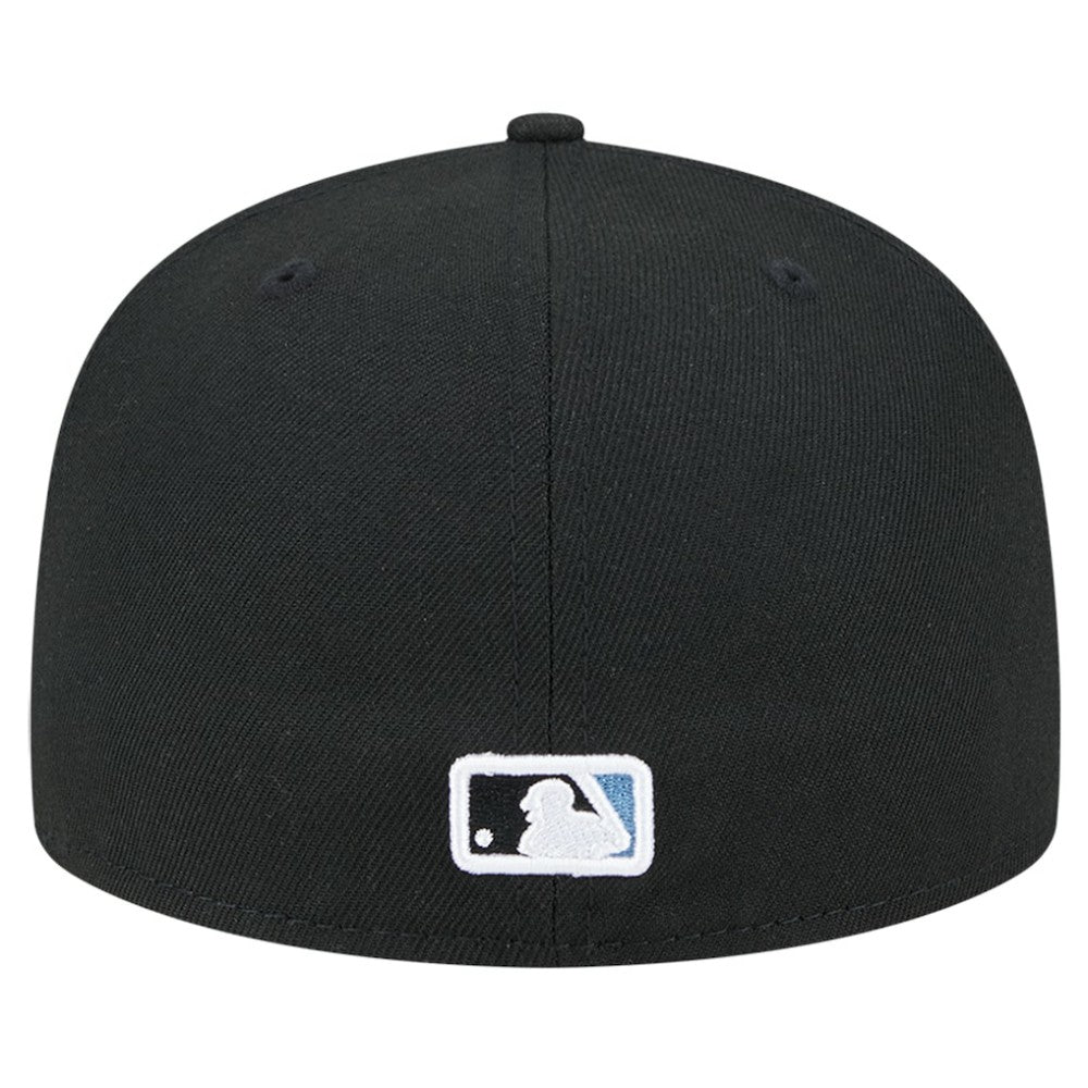 Tampa Bay Rays Checkered Undervisor 59FIFTY Fitted Hat - Black | New Era