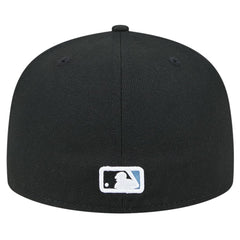 Tampa Bay Rays Checkered Undervisor 59FIFTY Fitted Hat - Black | New Era