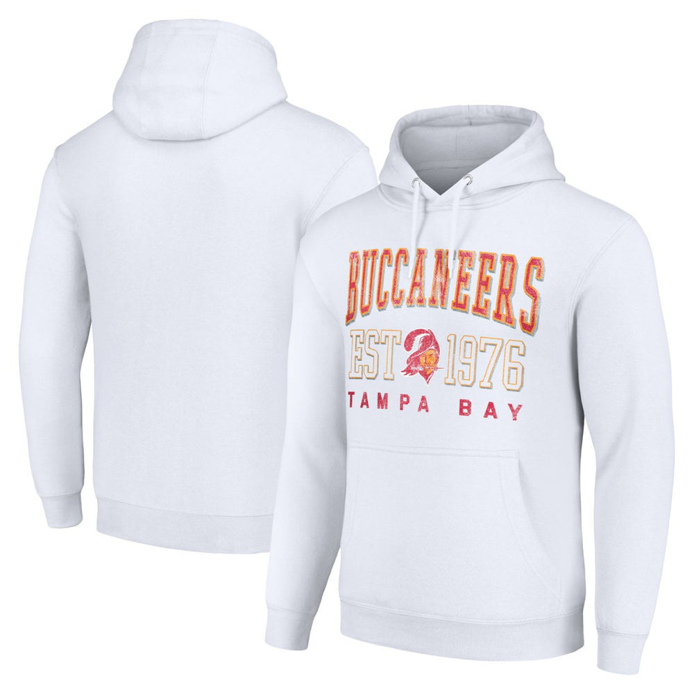 Tampa Bay Buccaneers Starter Unisex Throwback Logo Pullover Hoodie - White sale