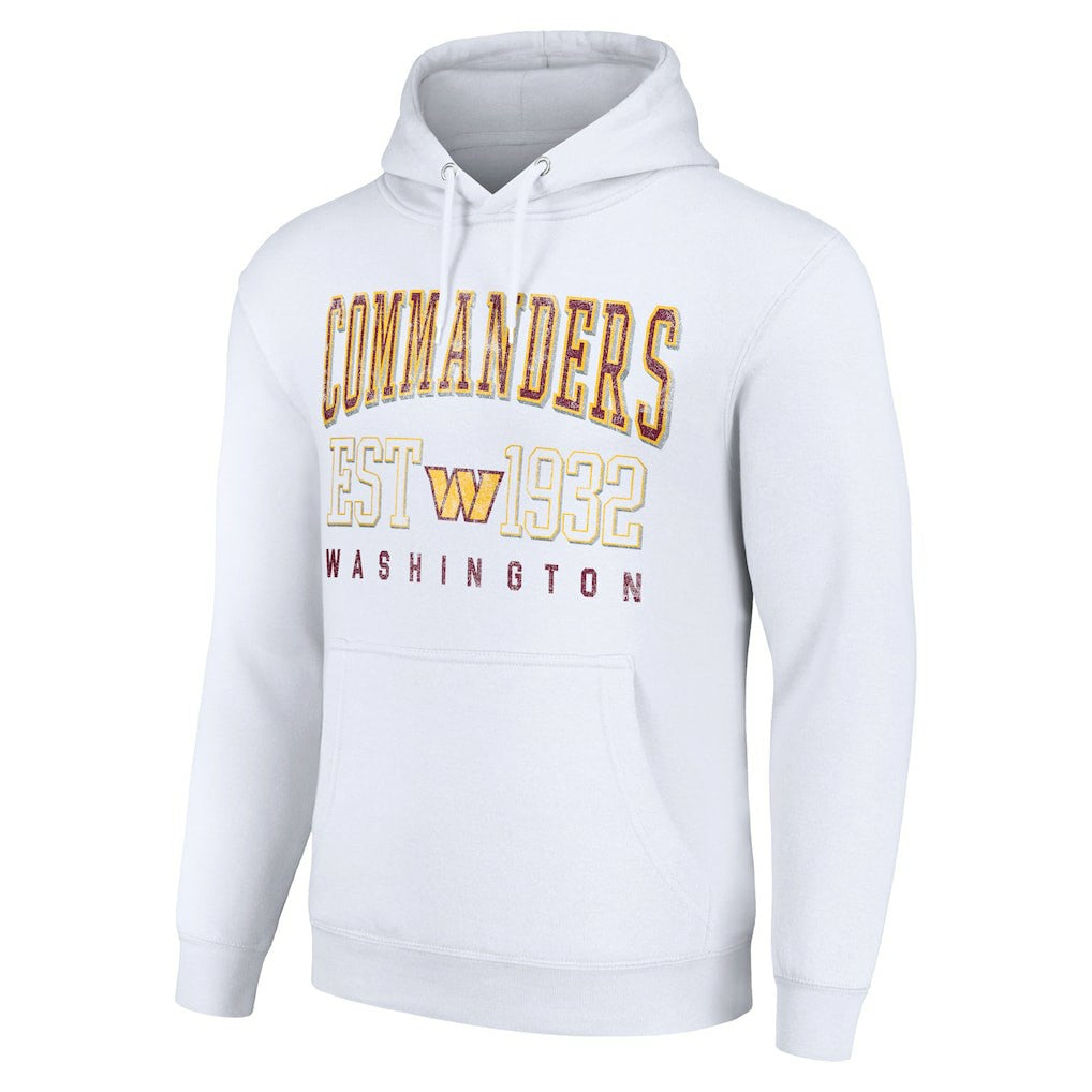 Washington Commanders Starter Unisex Throwback Logo Pullover Hoodie - White sale