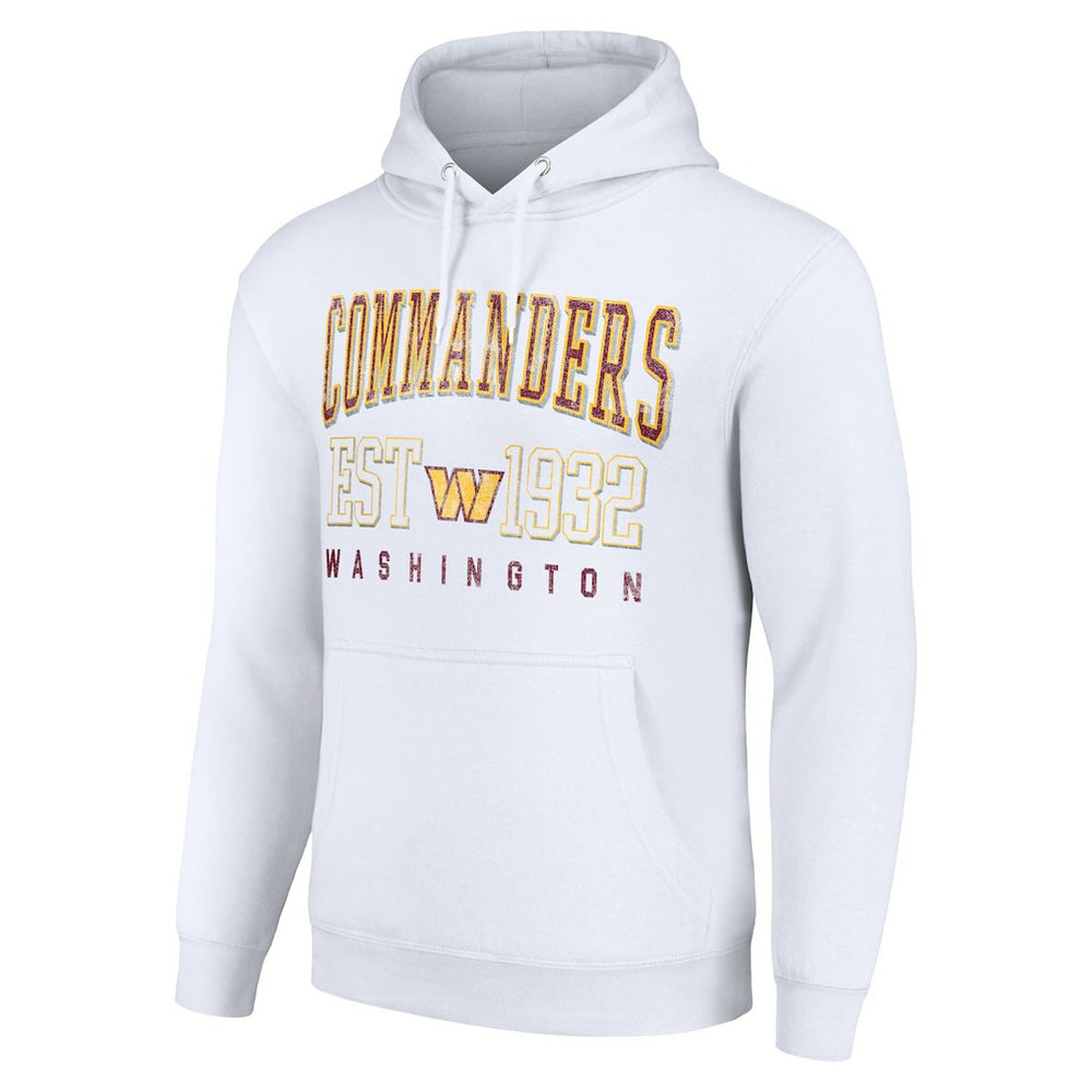 Washington Commanders Starter Unisex Throwback Logo Pullover Hoodie - White sale