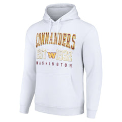 Washington Commanders Starter Unisex Throwback Logo Pullover Hoodie - White sale