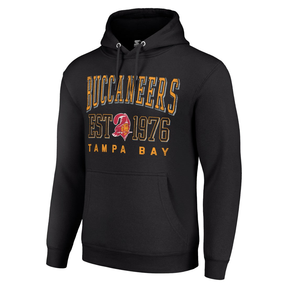 Tampa Bay Buccaneers Starter Unisex Throwback Logo Pullover Hoodie - Black outlet