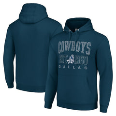 Dallas Cowboys Starter Unisex Throwback Logo Pullover Hoodie - Navy sale