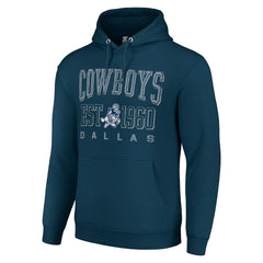Dallas Cowboys Starter Unisex Throwback Logo Pullover Hoodie - Navy sale