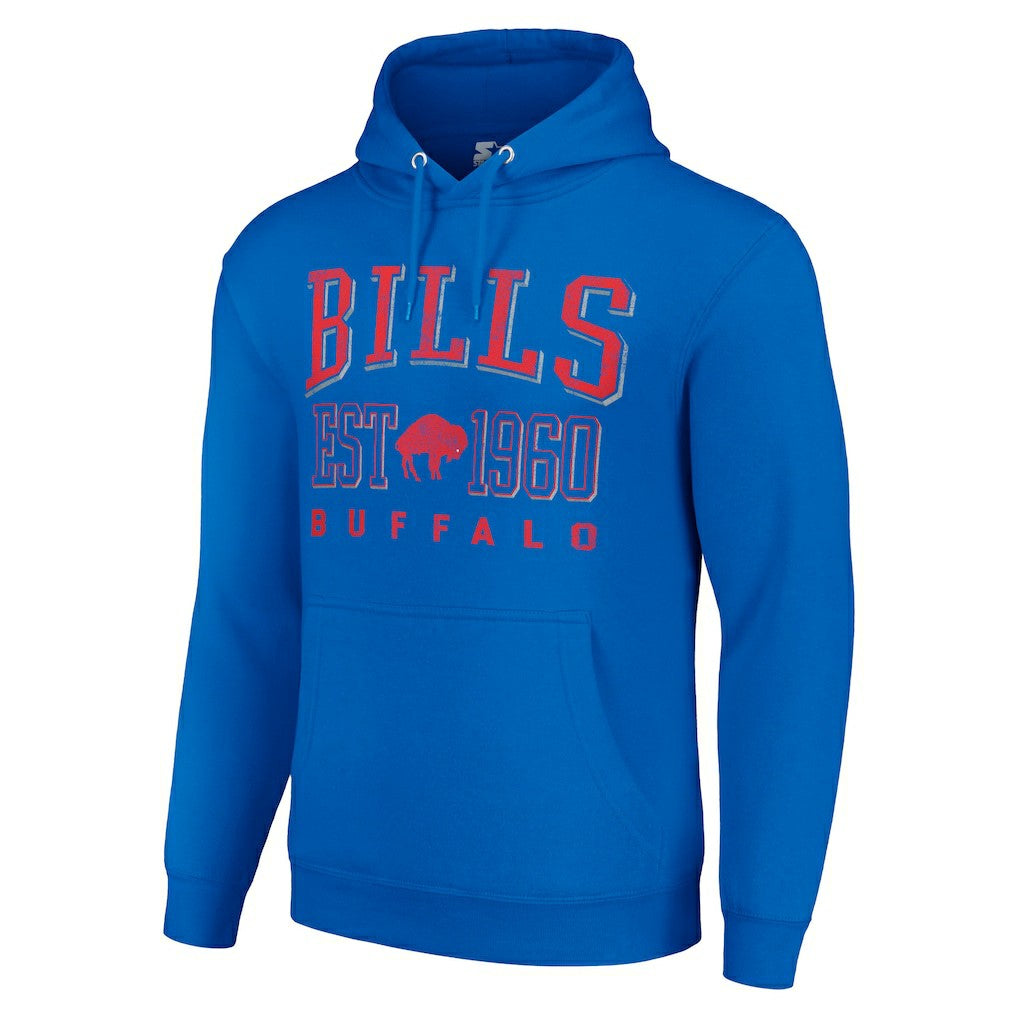 Buffalo Bills Starter Unisex Throwback Logo Pullover Hoodie - Royal sale