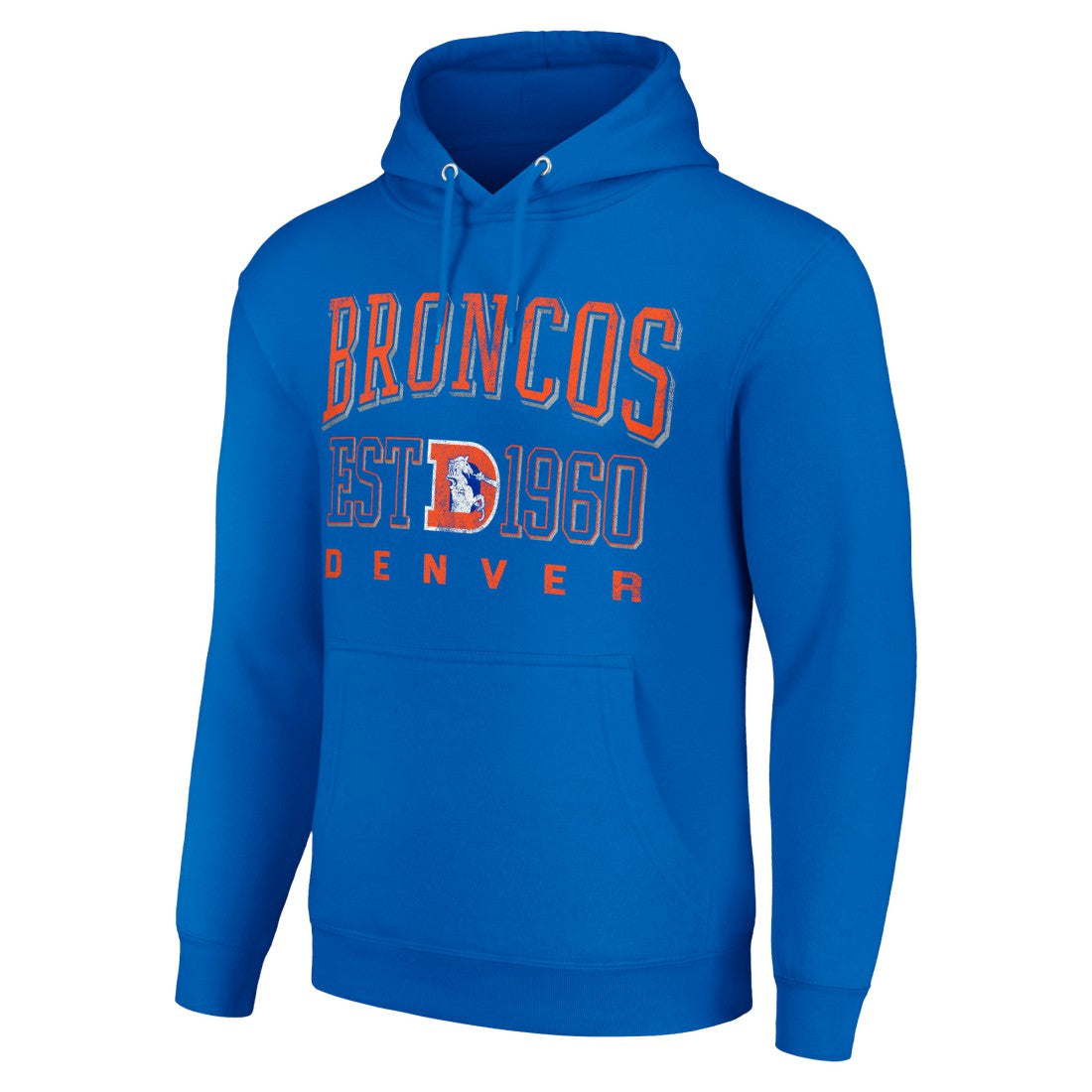 Denver Broncos Starter Unisex Throwback Logo Pullover Hoodie - Royal for sale