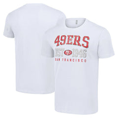 San Francisco 49ers Starter Throwback Logo T-Shirt - White for sale