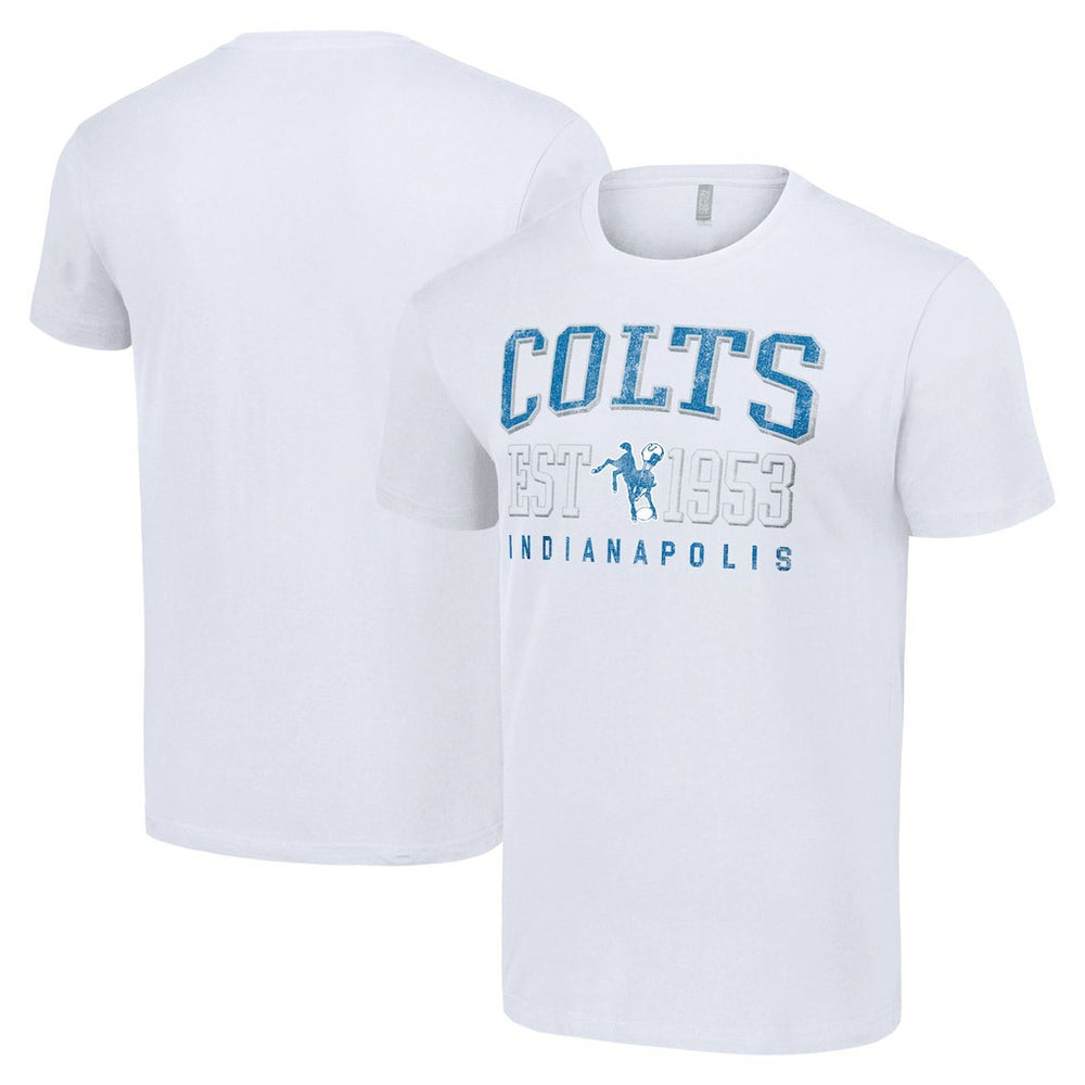 Indianapolis Colts Starter Throwback Logo T-Shirt - White discount