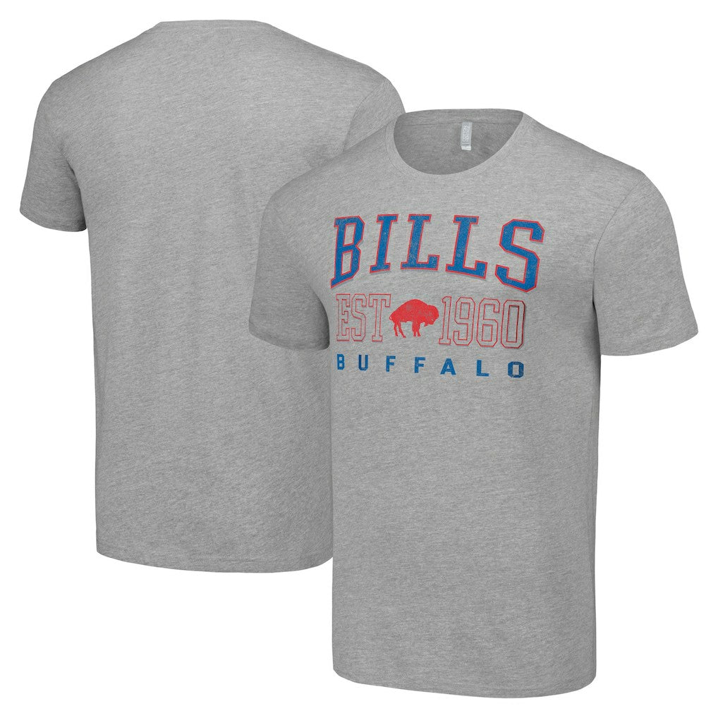 Buffalo Bills Starter Throwback Logo T-Shirt - Heather Gray online