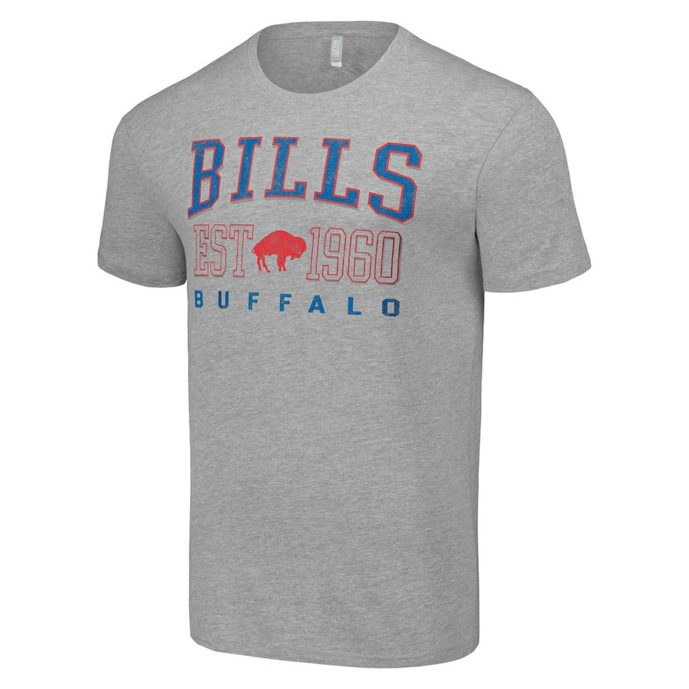 Buffalo Bills Starter Throwback Logo T-Shirt - Heather Gray online