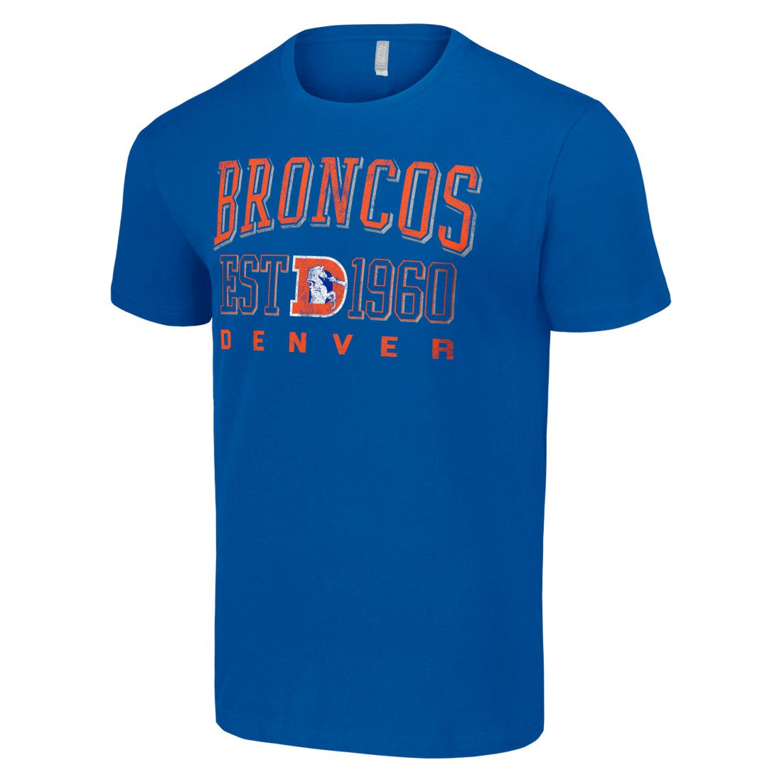 Denver Broncos Starter Throwback Logo T-Shirt - Royal outlet