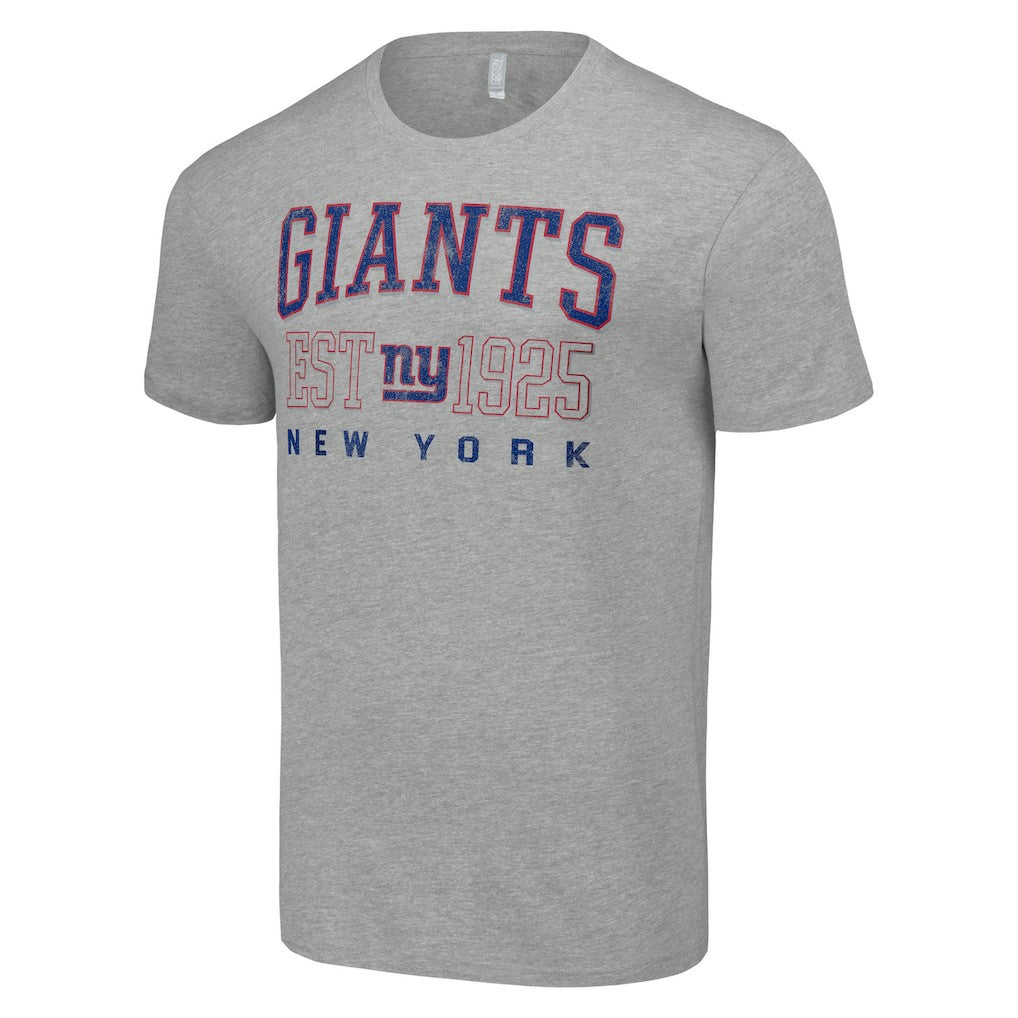 New York Giants Starter Throwback Logo T-Shirt - Heather Gray discount