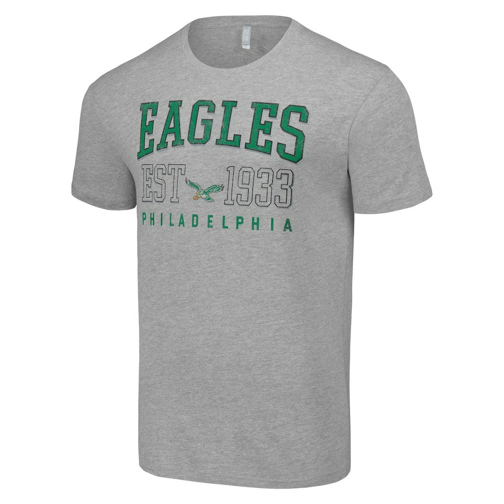 Philadelphia Eagles Starter Throwback Logo T-Shirt - Heather Gray cheap
