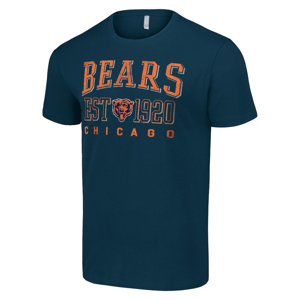 Chicago Bears Starter Throwback Logo T-Shirt - Navy outlet