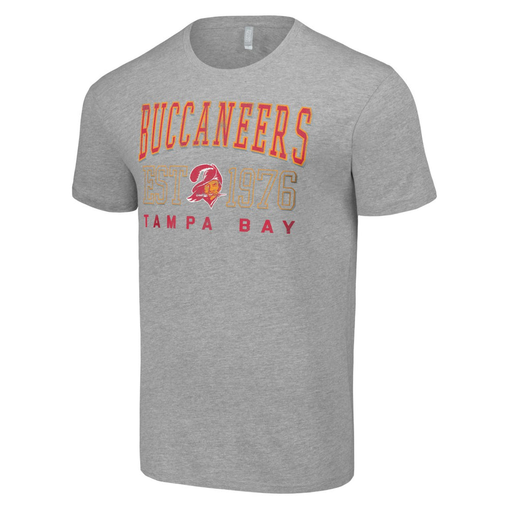 Tampa Bay Buccaneers Starter Throwback Logo T-Shirt - Heather Gray discount