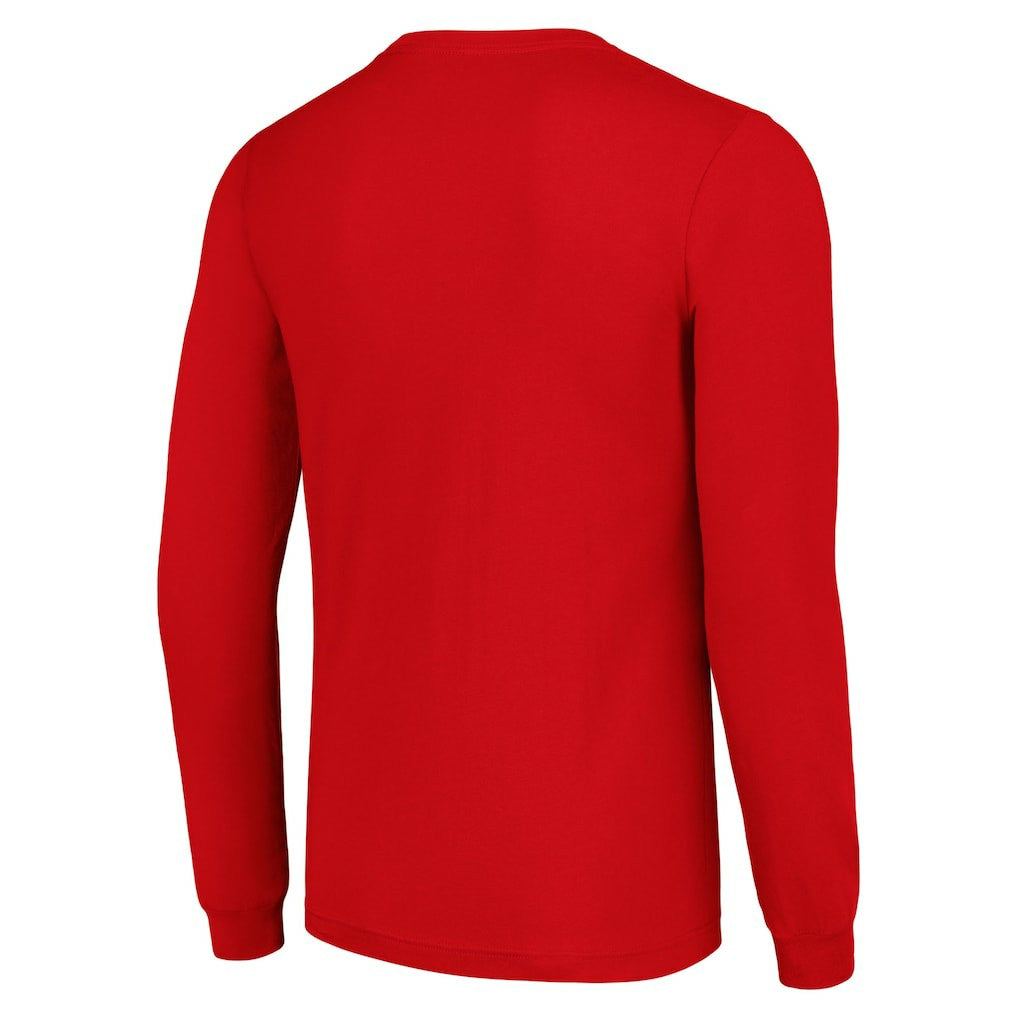 San Francisco 49ers Starter Half Helmet Logo Long Sleeve T-Shirt - Scarlet sale