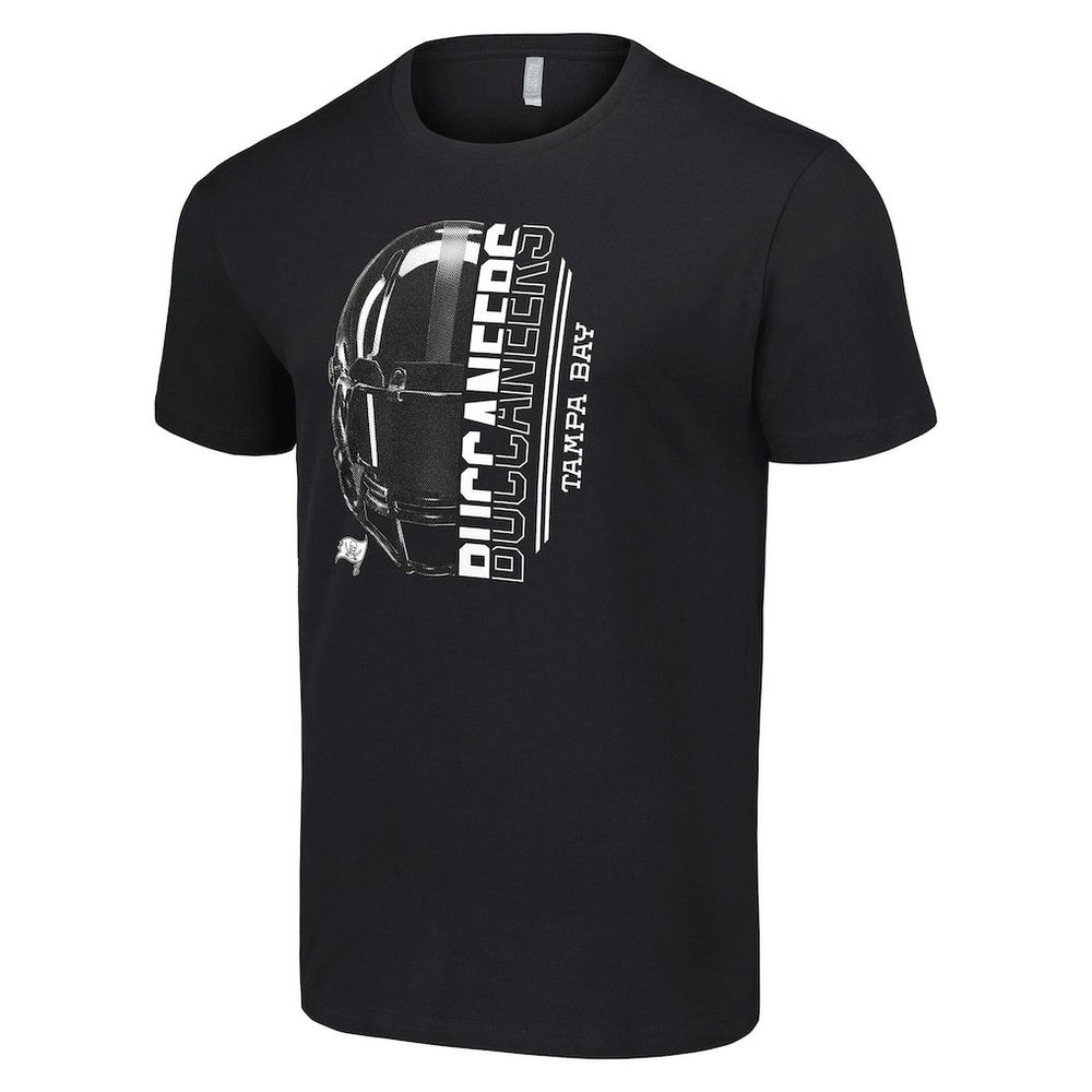 Tampa Bay Buccaneers Starter Half Helmet Logo T-Shirt - Black on sale