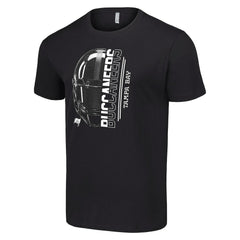 Tampa Bay Buccaneers Starter Half Helmet Logo T-Shirt - Black on sale