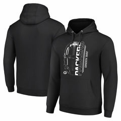 Green Bay Packers Starter Unisex Half Helmet Logo Pullover Hoodie - Black online