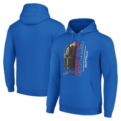 Buffalo Bills Starter Unisex Half Helmet Logo Pullover Hoodie - Royal online
