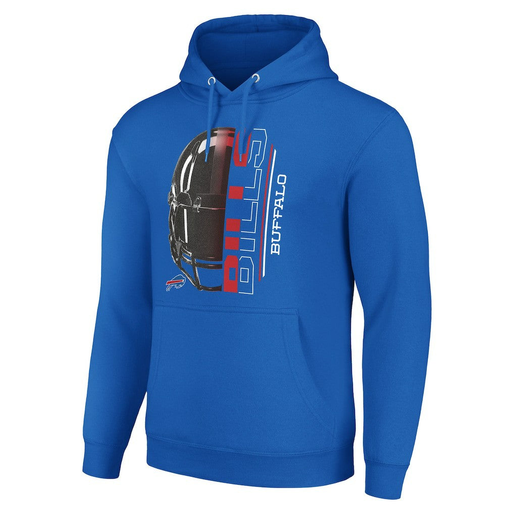 Buffalo Bills Starter Unisex Half Helmet Logo Pullover Hoodie - Royal online