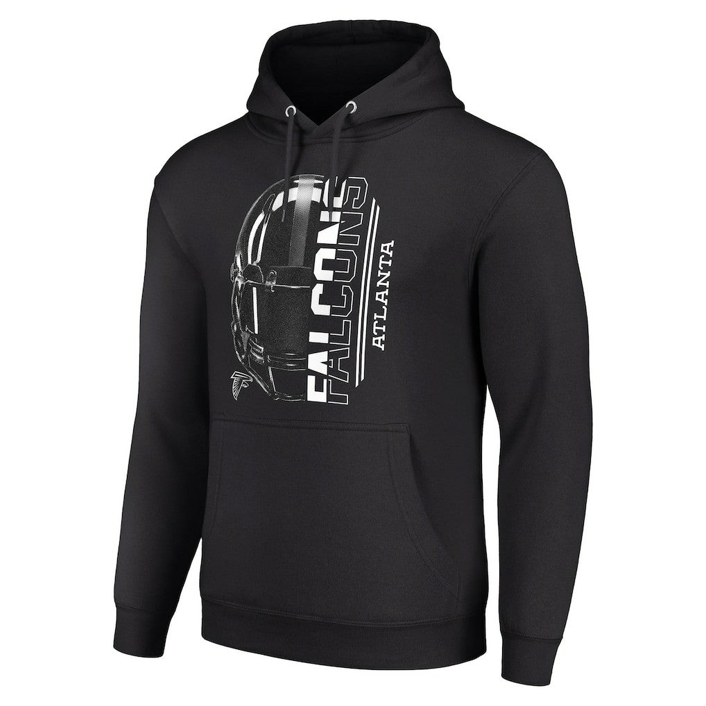 Atlanta Falcons Starter Unisex Half Helmet Logo Pullover Hoodie - Black for sale