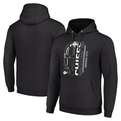 Kansas City Chiefs Starter Unisex Half Helmet Logo Pullover Hoodie - Black discount