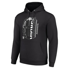 Minnesota Vikings Starter Unisex Half Helmet Logo Pullover Hoodie - Black outlet