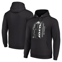 San Francisco 49ers Starter Unisex Half Helmet Logo Pullover Hoodie - Black sale