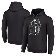 Philadelphia Eagles Starter Unisex Half Helmet Logo Pullover Hoodie - Black outlet
