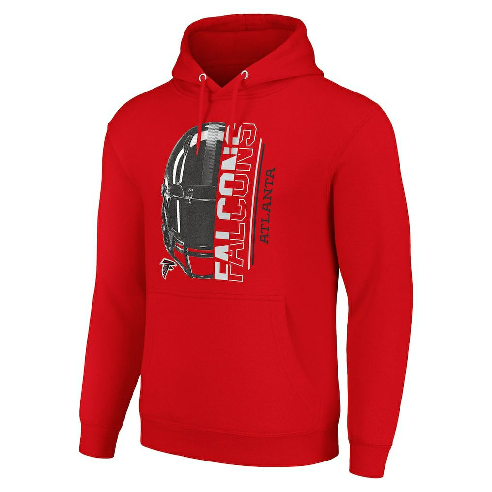 Atlanta Falcons Starter Unisex Half Helmet Logo Pullover Hoodie - Red on sale