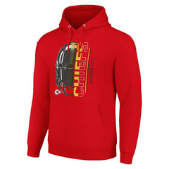 Kansas City Chiefs Starter Unisex Half Helmet Logo Pullover Hoodie - Red sale