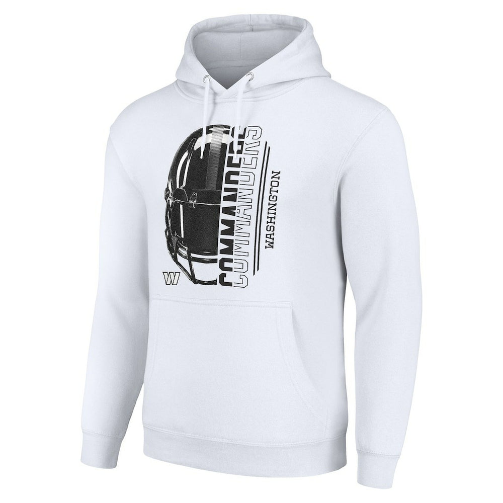 Washington Commanders Starter Unisex Half Helmet Logo Pullover Hoodie - White cheap