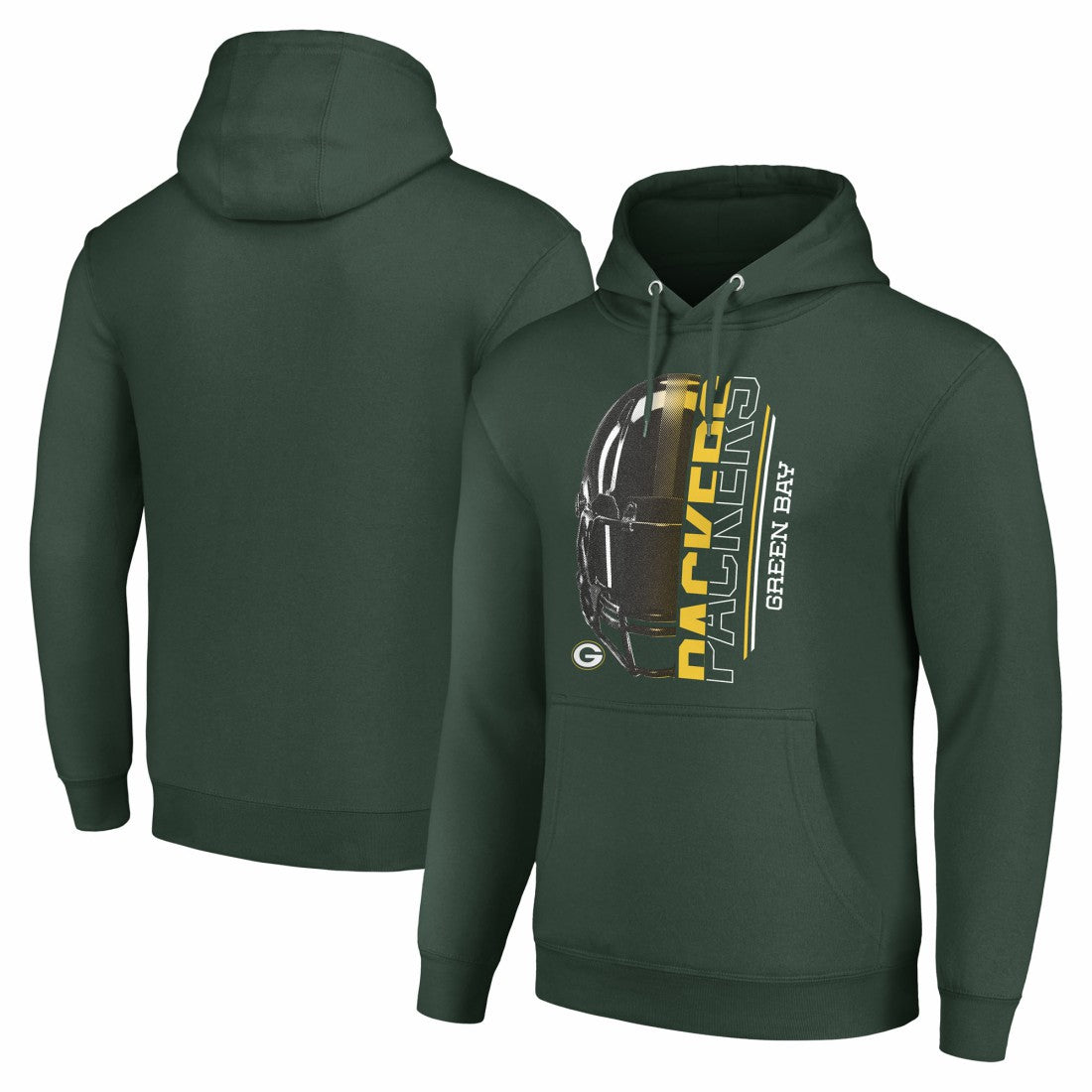 Green Bay Packers Starter Unisex Half Helmet Logo Pullover Hoodie - Green sale