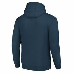 Denver Broncos Starter Unisex Half Helmet Logo Pullover Hoodie - Navy discount