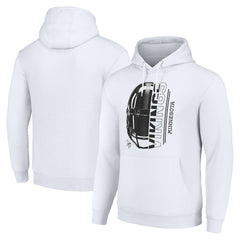 Minnesota Vikings Starter Unisex Half Helmet Logo Pullover Hoodie - White online