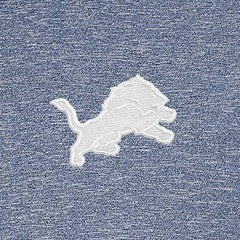 Detroit Lions Antigua Hunk Quarter-Zip Pullover Top - Heather Navy discount