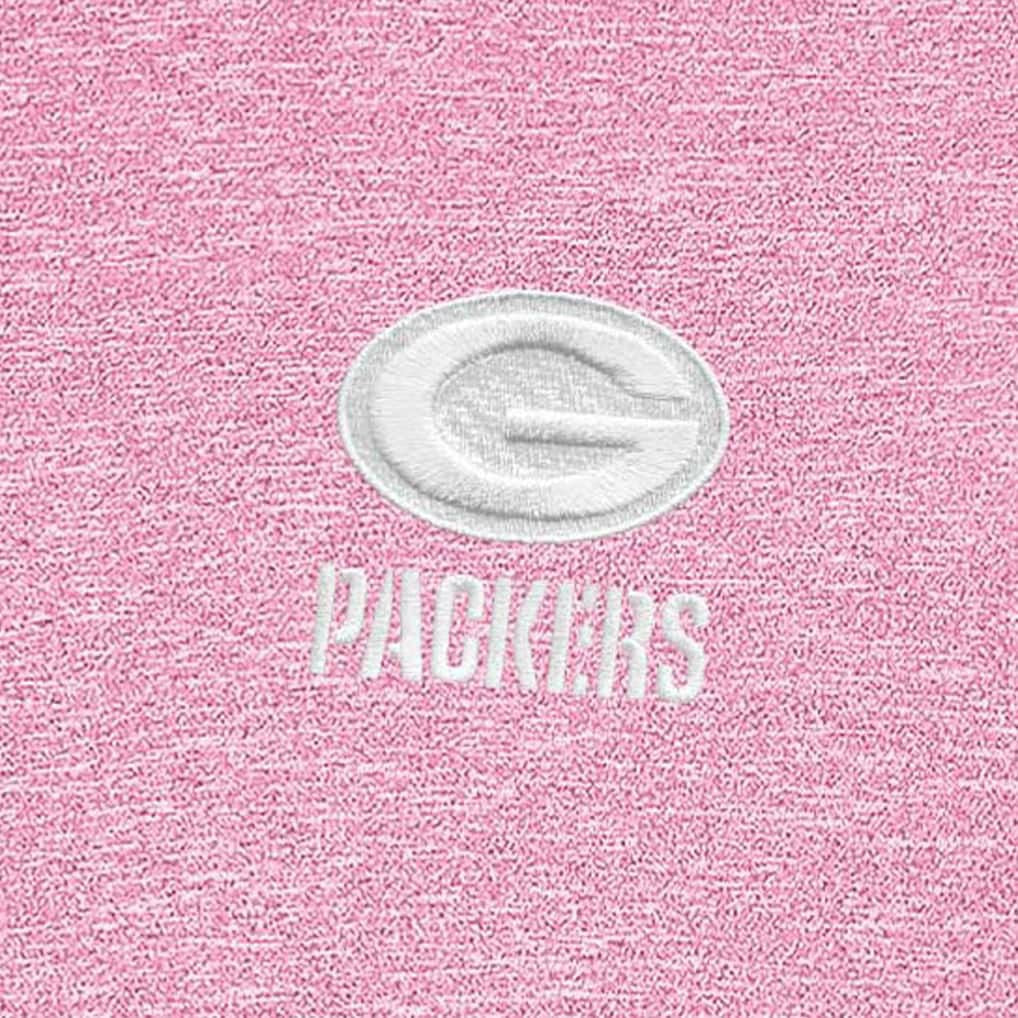 Green Bay Packers Antigua Hunk Quarter-Zip Pullover Top - Pink sale