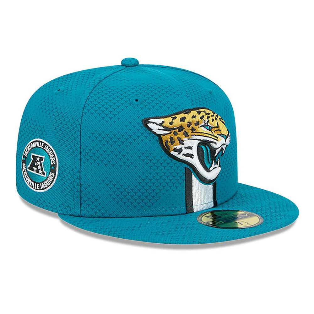 Jacksonville Jaguars New Era 2024 Sideline 59FIFTY Fitted Hat - Teal discount