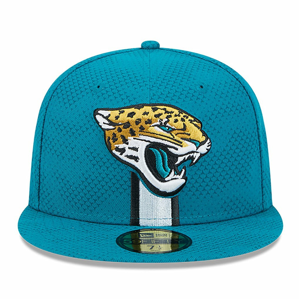 Jacksonville Jaguars New Era 2024 Sideline 59FIFTY Fitted Hat - Teal discount