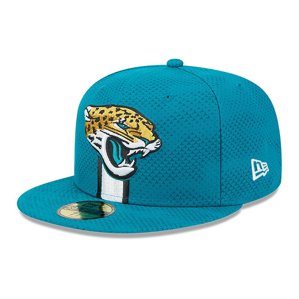 Jacksonville Jaguars New Era 2024 Sideline 59FIFTY Fitted Hat - Teal discount
