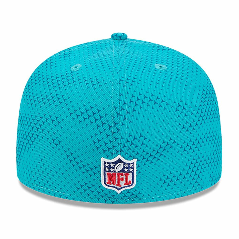 Miami Dolphins New Era 2024 Sideline 59FIFTY Fitted Hat - Aqua outlet