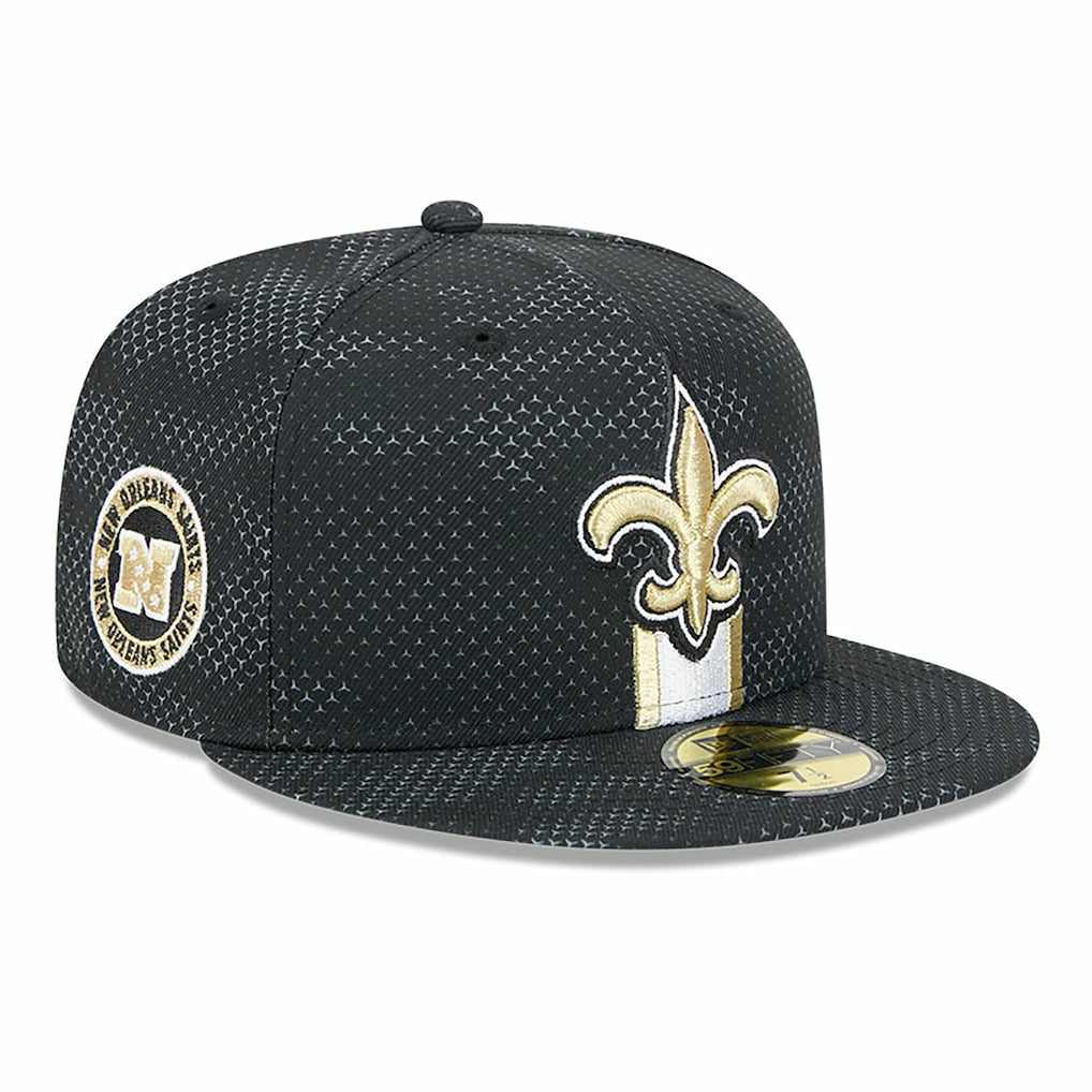 New Orleans Saints New Era 2024 Sideline 59FIFTY Fitted Hat - Black on sale