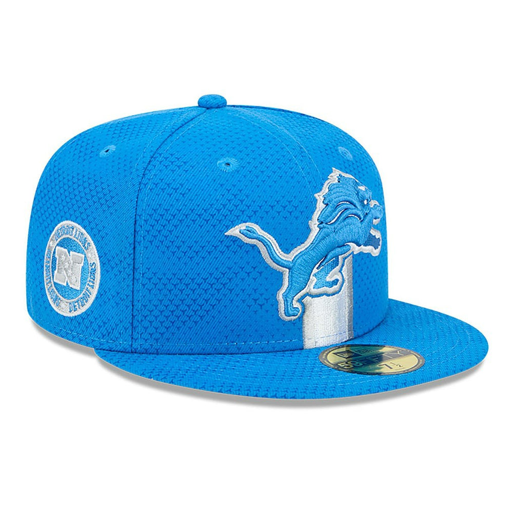 Detroit Lions New Era 2024 Sideline 59FIFTY Fitted Hat - Blue on sale