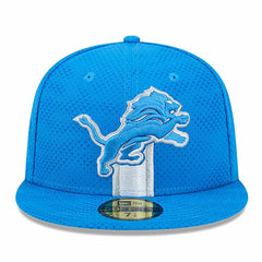 Detroit Lions New Era 2024 Sideline 59FIFTY Fitted Hat - Blue on sale